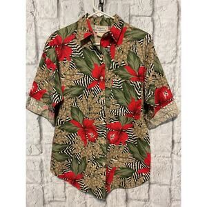 California Connection, Inc. Tropical Shirt Size 12/14